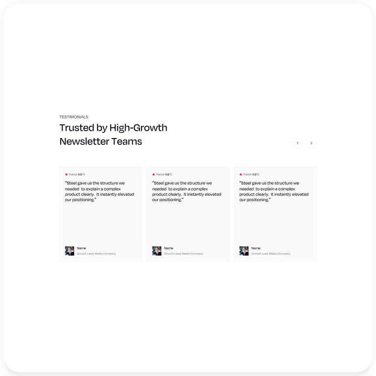 Inkwave testimonials section